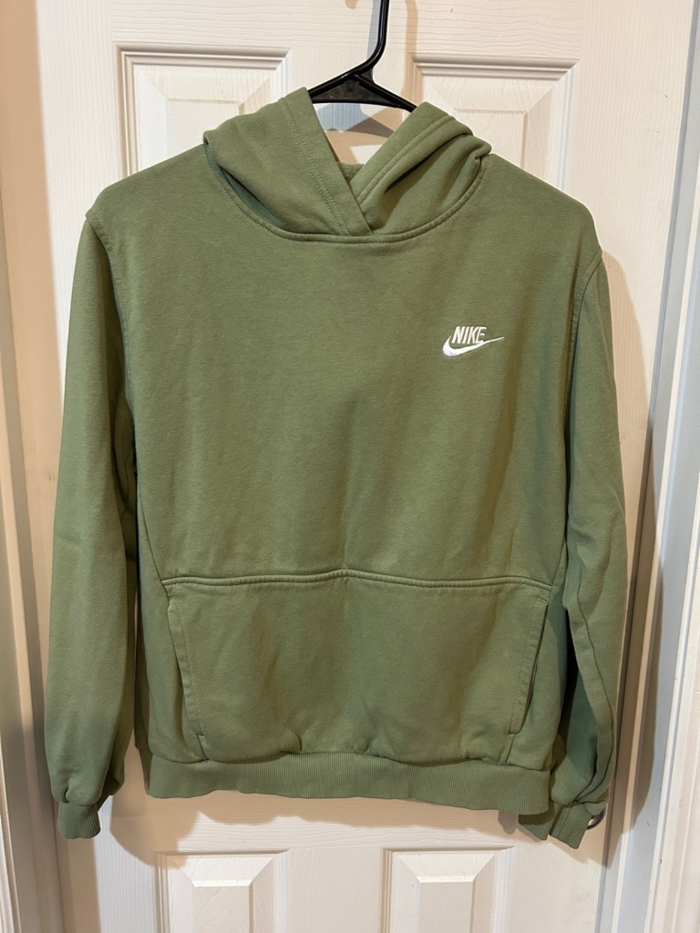 Nike Youth Unisex XL Olive Green Crewneck Hoodie Sweatshirt